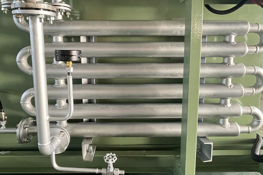 Firkantet ammoniak nedbrydning af brintproduktionsenhed