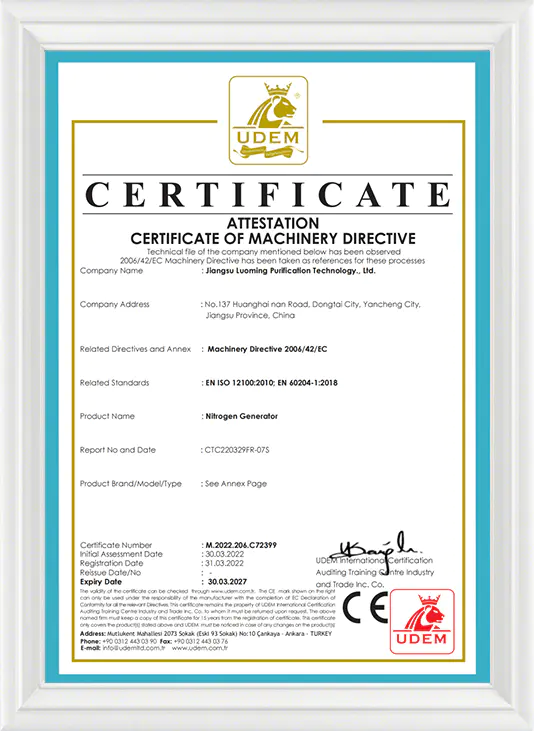 Ce-nitrogengenerator